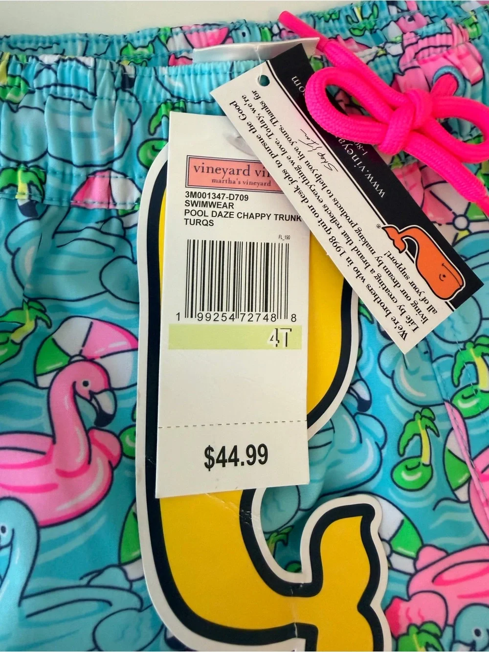 Vineyard Vines Boys Pool Daze Chappy Swim Trunks